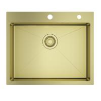 Кухонная мойка Raglo R701.6050.03, золотой сатин фото в интернет-магазине Русалия