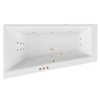 Гидромассажная ванна EXCELLENT Sfera Slim 170x100 (левая) "SMART" (золото) WAEX.SFL17S.SMART.GL фото в интернет-магазине Русалия