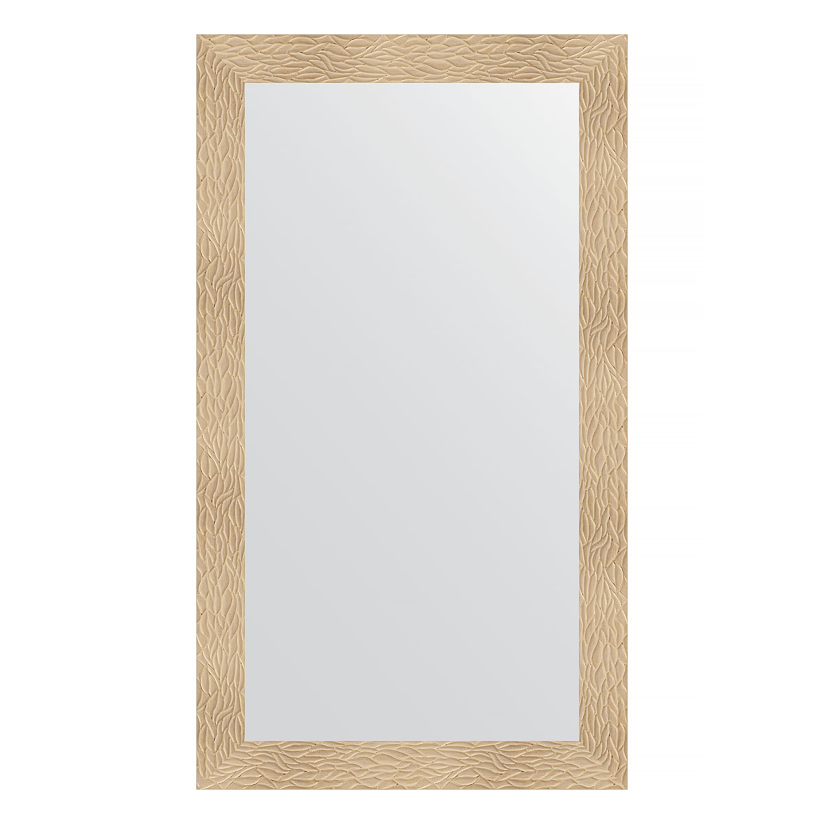 Зеркало настенное EVOFORM в багетной раме золотые дюны, 80х140 см, BY 3309