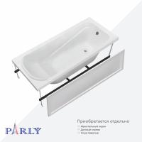 Ванна акриловая с каркасом БЕЗ экрана ORTIZ (1700x700x580) приставная, белая PARLY фото в интернет-магазине Русалия