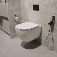 Унитаз подвесной Tornado Evo VT1-34ST, цвет белый, ультратонкое soft-close сиденье Vincea фото в интернет-магазине Русалия