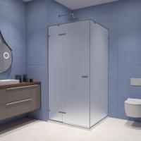 Душевой уголок RGW SV-030Gg 1000x1000, профиль серый, стекло матовое-сатинат фото в интернет-магазине Русалия