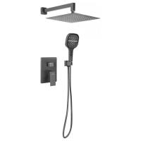 Душевая система встраиваемая (без излива) Hansberge H6070BG, графит фото в интернет-магазине Русалия