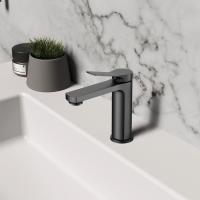 Смеситель для раковины Arco VBF-4AR01MB, черный матовый Vincea фото в интернет-магазине Русалия