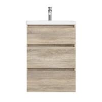 M91FSX0602OF GEM S, База под раковину, напольная, 60 см, 3 ящика, светлый дуб Am.Pm фото в интернет-магазине Русалия