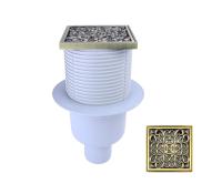 Душевой трап Bronze de Luxe 21962-57, бронза фото в интернет-магазине Русалия