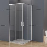 Душевой уголок Rapid-N VSS-3RN8080E10CL, (700-800)x(700-800), хром, стекло прозрачное Vincea фото в интернет-магазине Русалия