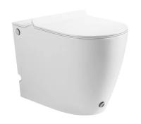 Унитаз приставной с функцией импульсного смыва SL-5030 (570х360х400) SantiLine фото в интернет-магазине Русалия