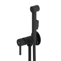 D3075000BL Logic  смеситель с гигиеническим душем, встроенный, цвет черный фото в интернет-магазине Русалия