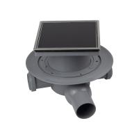 Точечный трап Pestan Confluo Standard 15х15 Black Glass (13000091) фото в интернет-магазине Русалия