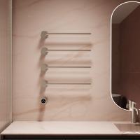 Полотенцесушитель электрический Vincea VTD-2H1BN, брашированный никель, таймер фото в интернет-магазине Русалия