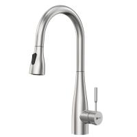 Смеситель Lemark Expert для кухни с выдвижным поворотным изливом (LM5084S) фото в интернет-магазине Русалия