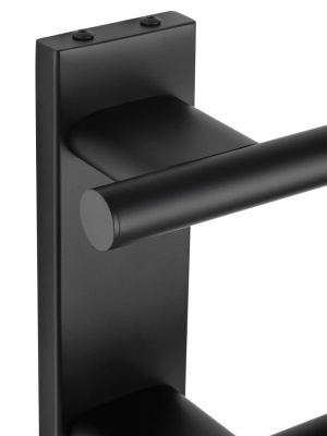 Полотенцесушитель электрический WONZON & WOGHAND NÜRNBERG, Черный матовый (WW-AL342-MB) фото в интернет-магазине Русалия