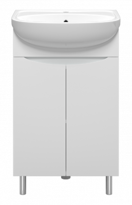 Тумба Смайл 50 с раковиной Керамин Рива 50 Misty фото в интернет-магазине Русалия