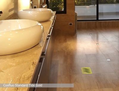 Точечный трап Pestan Confluo Standard 15х15 Tide Gold (13000114) фото в интернет-магазине Русалия