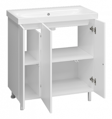 Тумба Лира 80 с раковиной Cersanit Moduo 80 Misty фото в интернет-магазине Русалия