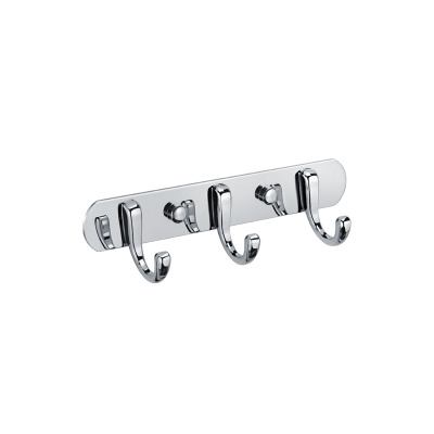 Планка с тремя крючками FIXSEN EQUIPMENT FX-1713, хром фото в интернет-магазине Русалия
