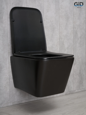 Унитаз подвесной Gid Tr2144Bm 62225Y черный матовый 52x36x33.5 фото в интернет-магазине Русалия