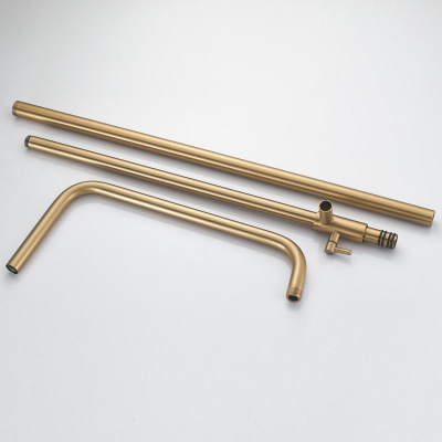 Душевая система Shevanik S9936G, золотой сатин фото в интернет-магазине Русалия