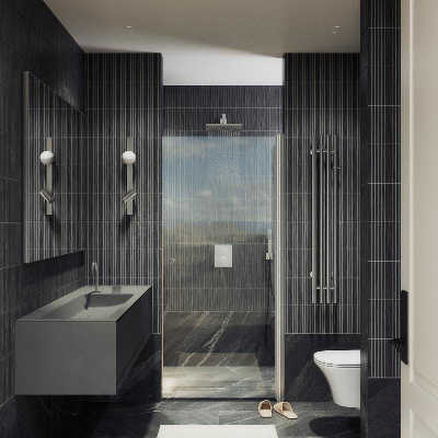 Душевая дверь на монопетле 1980*800 Стекло 6 мм Бесцветное MGD-803-5 Maybah Glass фото в интернет-магазине Русалия