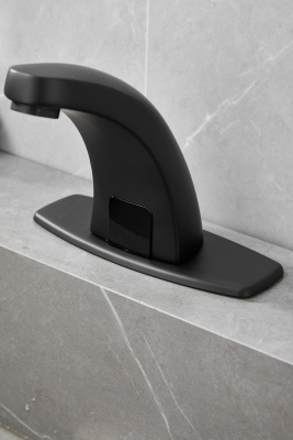 Смеситель для раковины HAIBA сенсорный черный (HB523-7) фото в интернет-магазине Русалия