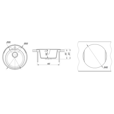 Кухонная мойка Dr. Gans РОТАНГ 29.010.B0500.410, везувий фото в интернет-магазине Русалия