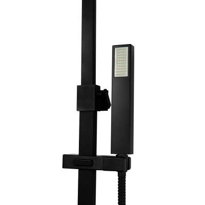 Душевая стойка  LUCELUC-VSCM-NERO  Belbagno фото в интернет-магазине Русалия