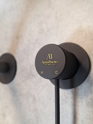 Смеситель для раковины AltroBagno Intento 010503 GrNe AltroBagnoIntento010503GrNe фото в интернет-магазине Русалия