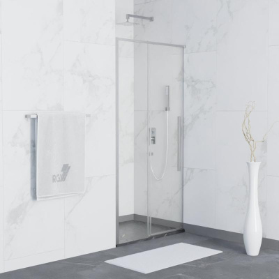 Душевая дверь RGW SV-12 1000, стекло прозрачное, профиль хром фото в интернет-магазине Русалия