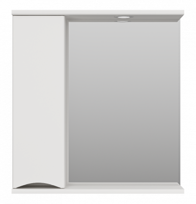 Зеркальный шкаф Атлантик 70 левый П-Атл-4070-010Л Misty фото в интернет-магазине Русалия