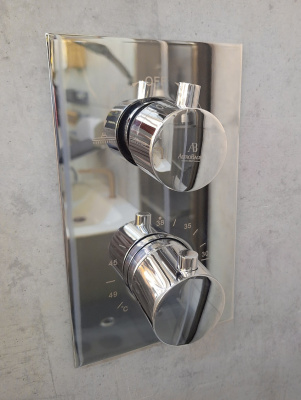 Душевая система с термостатом AltroBagno Unione 040407 Cr AltroBagnoUnione040407Cr фото в интернет-магазине Русалия