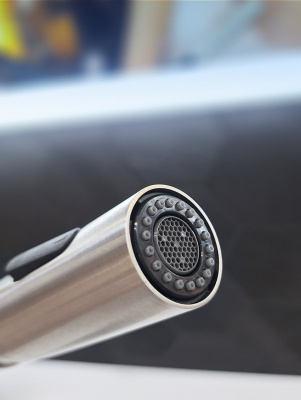 Смеситель для кухни с гибким изливом AltroBagno Flusso 050201 Ni AltroBagnoFlusso050201Ni фото в интернет-магазине Русалия