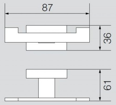 Крючок двойной VR.RMB-4932.CR Ramba Veragio фото в интернет-магазине Русалия