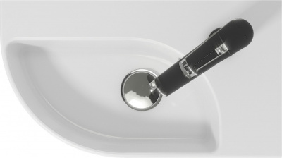 Умывальник угловой Cameo 45 S-UM-CAM45/1-w правая Cersanit фото в интернет-магазине Русалия