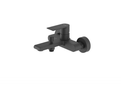 Смеситель для ванны AQUATEK, матовый черный AQ1440MB ЛИРА фото в интернет-магазине Русалия