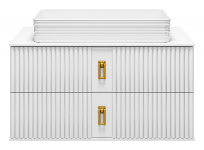 Тумба Sevilla 90 подвесная с раковиной CeramaLux W1531-D1408 67 Brevita фото в интернет-магазине Русалия