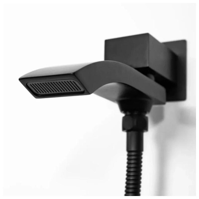 Душевая система встраиваемая Hansberge H6077BL, черный фото в интернет-магазине Русалия