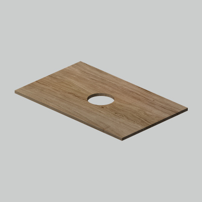 M8FST0800OF Func, Столешница, 80 см, цвет дерево текстурир-ое Am.Pm фото в интернет-магазине Русалия