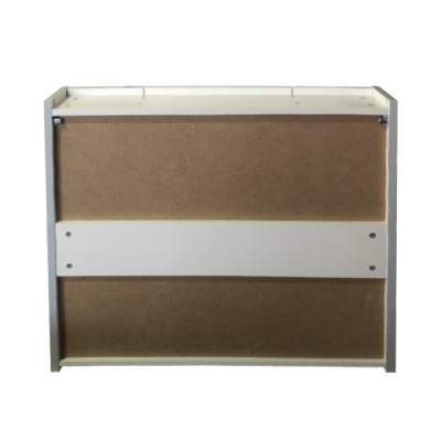 Зеркало-шкаф "Сорренто-90" светло-серый фото в интернет-магазине Русалия