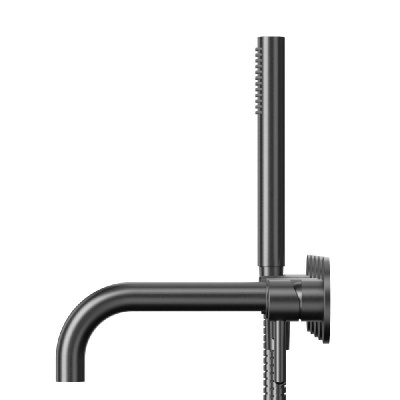 Смеситель для ванны скрытого монтажа WHITECROSS Y Y1240GM (оружейная сталь) фото в интернет-магазине Русалия