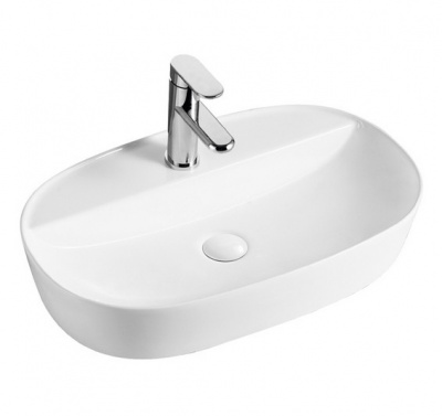 Раковина накладная овальная 61*40 AZ2203 Azario фото в интернет-магазине Русалия