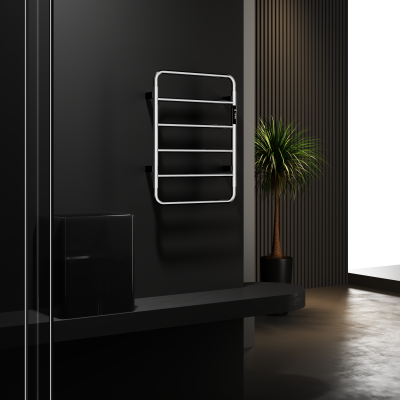 Полотенцесушитель электрический WONZON & WOGHAND WISMAR, Брашированный никель (WW-AL201-BR) фото в интернет-магазине Русалия