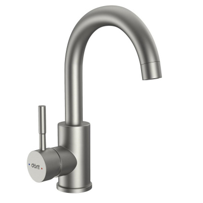 D3002101SS Logic смеситель для умывальника поворотный, нержавеющая сталь фото в интернет-магазине Русалия