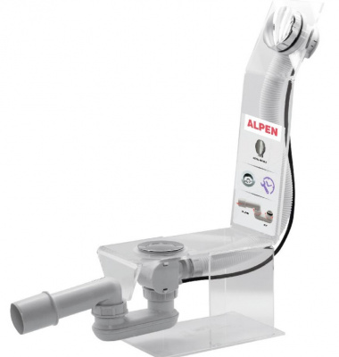 Слив-перелив полу-автоматический для ванны ALP55-RU60 Alpen фото в интернет-магазине Русалия