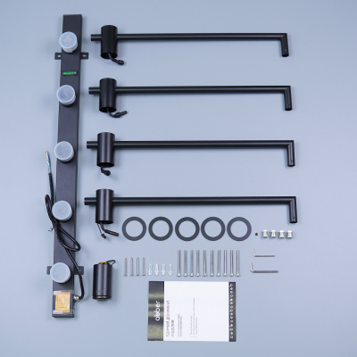 Полотенцесушитель электрический ABBER Charme AH4004MB черный матовый фото в интернет-магазине Русалия