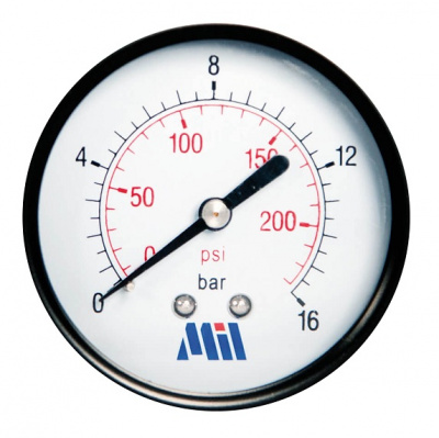 Манометр с задним подключением 1/4" (63/10 bar) MGML141063 Millennium фото в интернет-магазине Русалия