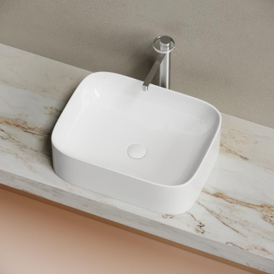 Умывальник чаша накладная прямоугольная Element 505*380*150мм CN6052 Ceramica Nova фото в интернет-магазине Русалия