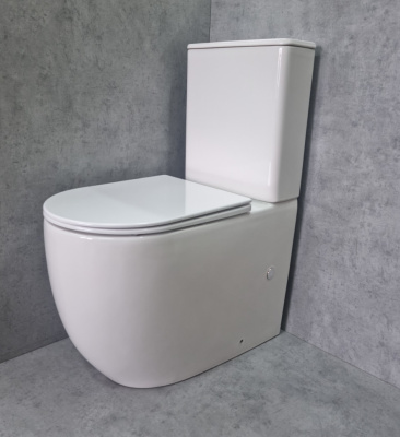 Унитаз TR2177 Торнадо с сиденьем микролифт Ceramalux фото в интернет-магазине Русалия