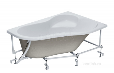 Ванна акриловая Ибица XL 160х100 R 1WH112037 ПРАВАЯ Santek