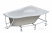 Ванна акриловая Ибица XL 160х100 R 1WH112037 ПРАВАЯ Santek